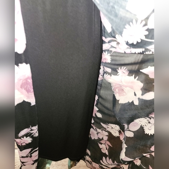 CONNECTED Floral-Print High-Low Maxi Dress - Picture 5 of 9